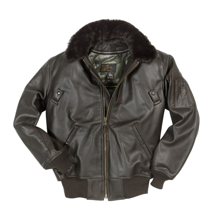 Cockpit B-15 Leather Jacket Mens Pilot Jackets  BuckerBook €900.00 Cockpit USA