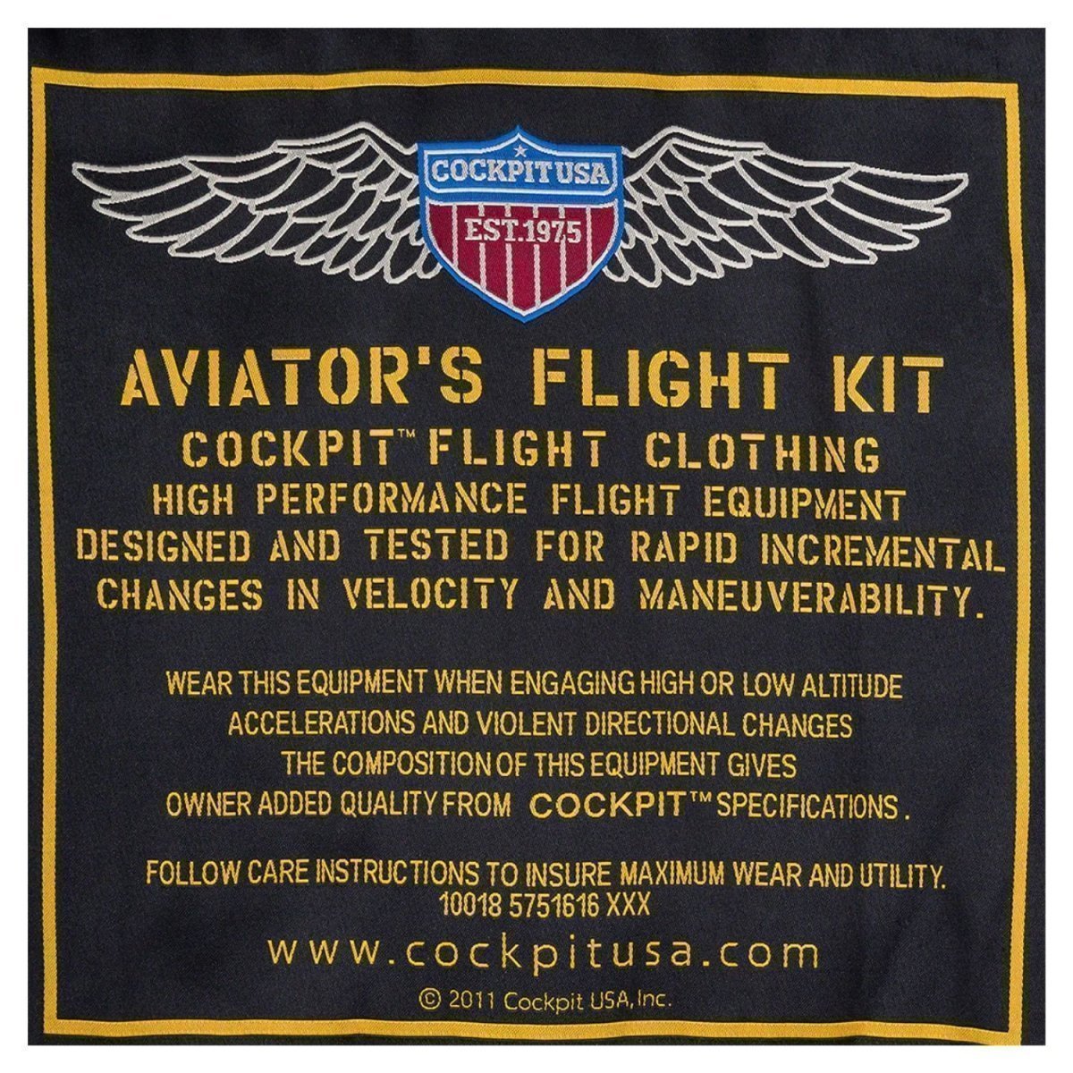 Chaqueta de vuelo de piel B-15 Z27H02 Cockpit USA Cazadora de Piloto Hombre