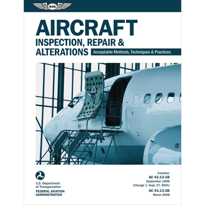 Aircraft Inspection, Repair & Alterations Mecánico / TMA 9781619540217 BuckerBook 34,95 € ASA