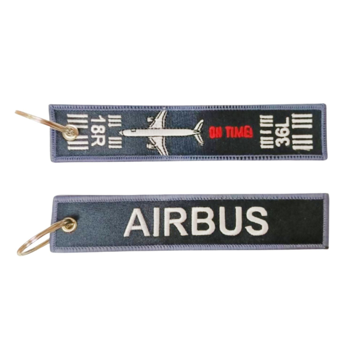 Airbus On Time Runway Keyring Aviation Generic Keyrings 1304999295195 BuckerBook €5.00 