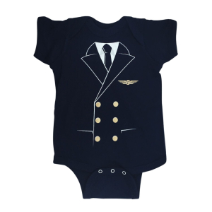 Pilot Uniform Baby Bodysuit