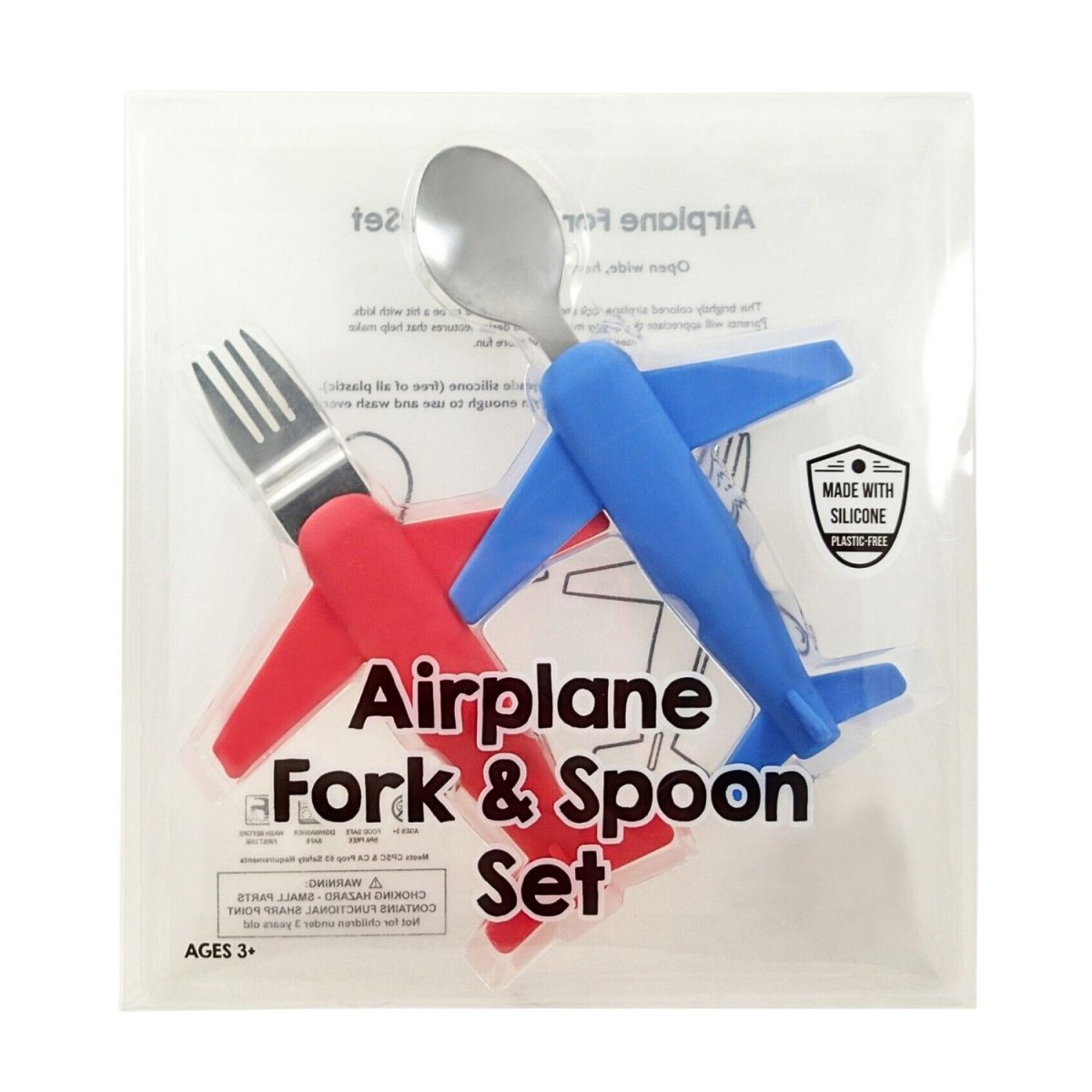 Set Tenedor y Cuchara Avión SET.TENEDOR.CUCHARA  Accesorios Aviación Niños