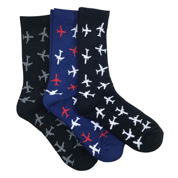 Premium Crew Twin Jet 3 Pack Socks Aviation Socks  BuckerBook €39.90 