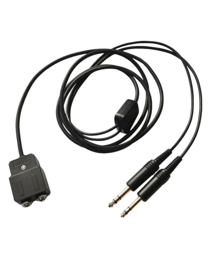 Cable de Extensión de Aviación General para Auriculares GAEC UFQ Aviation Adaptadores