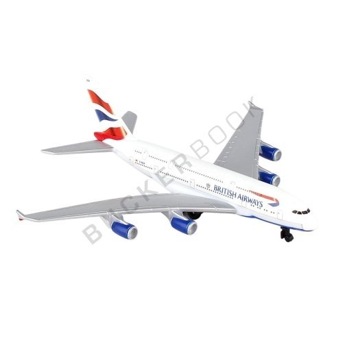 Juguete Single Airplane A380 British Airways 86RT-6008 Herpa Wings Juguetes de Aviones 2