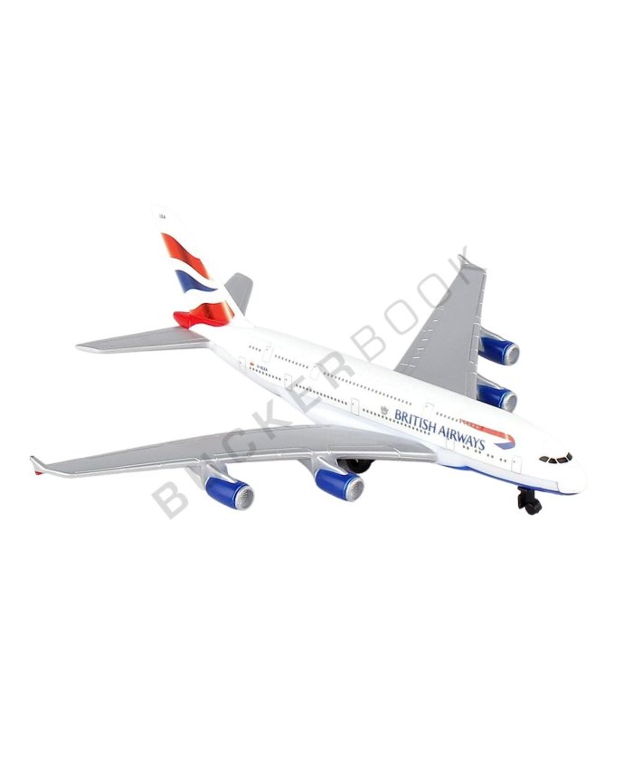 Juguete Single Airplane A380 British Airways 86RT-6008 Herpa Wings Juguetes de Aviones