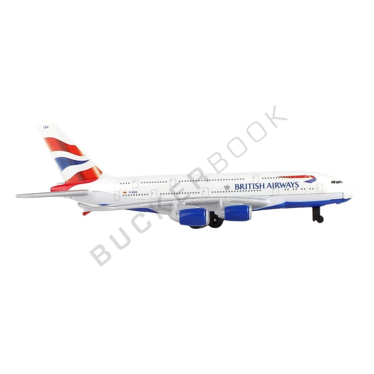 Juguete Single Airplane A380 British Airways 86RT-6008 Herpa Wings Juguetes de Aviones