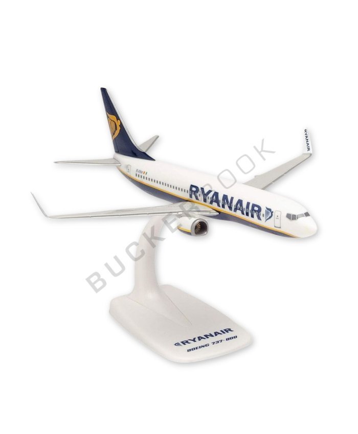 Maqueta Boeing B737-800 EI-ENX Ryanair 1/200 609395 Herpa Wings Maquetas Aviación Comercial