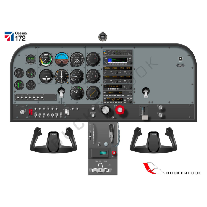 Poster Cessna C172 Entrenamiento Pósters de Entrenamiento  BuckerBook 49,90 € BuckerBook Premium