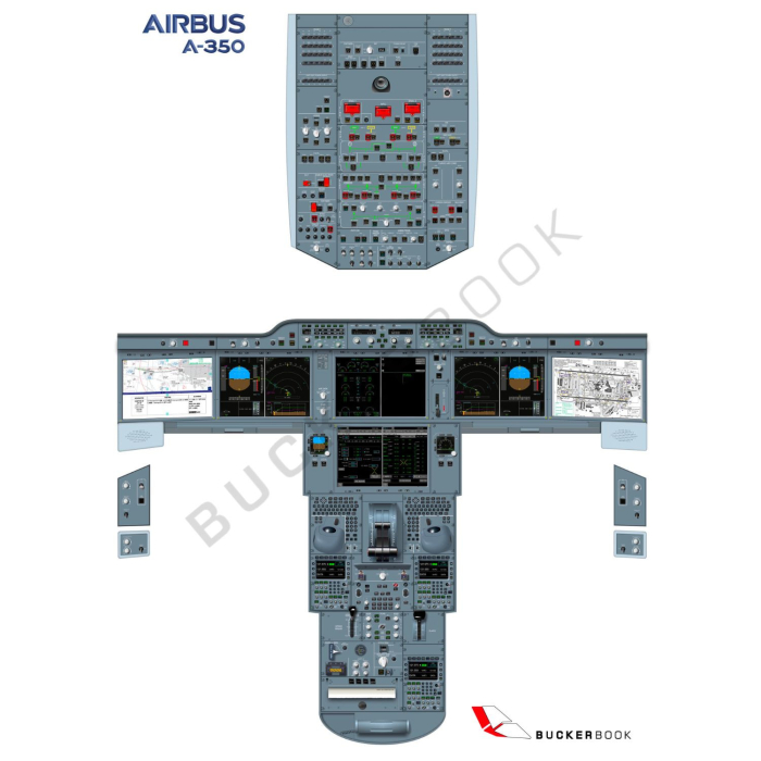 Poster Airbus A350 Entrenamiento Pósters de Entrenamiento  BuckerBook 49,90 € BuckerBook Premium