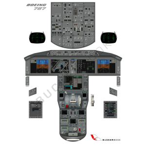 Poster Boeing B787 Entrenamiento