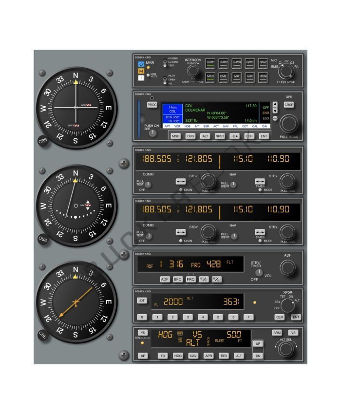 Poster Cessna C172 Entrenamiento POSTER.C172.EQ BuckerBook Premium Pósters de Entrenamiento