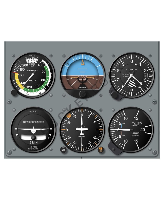Poster Cessna C172 Entrenamiento POSTER.C172.EQ BuckerBook Premium Pósters de Entrenamiento