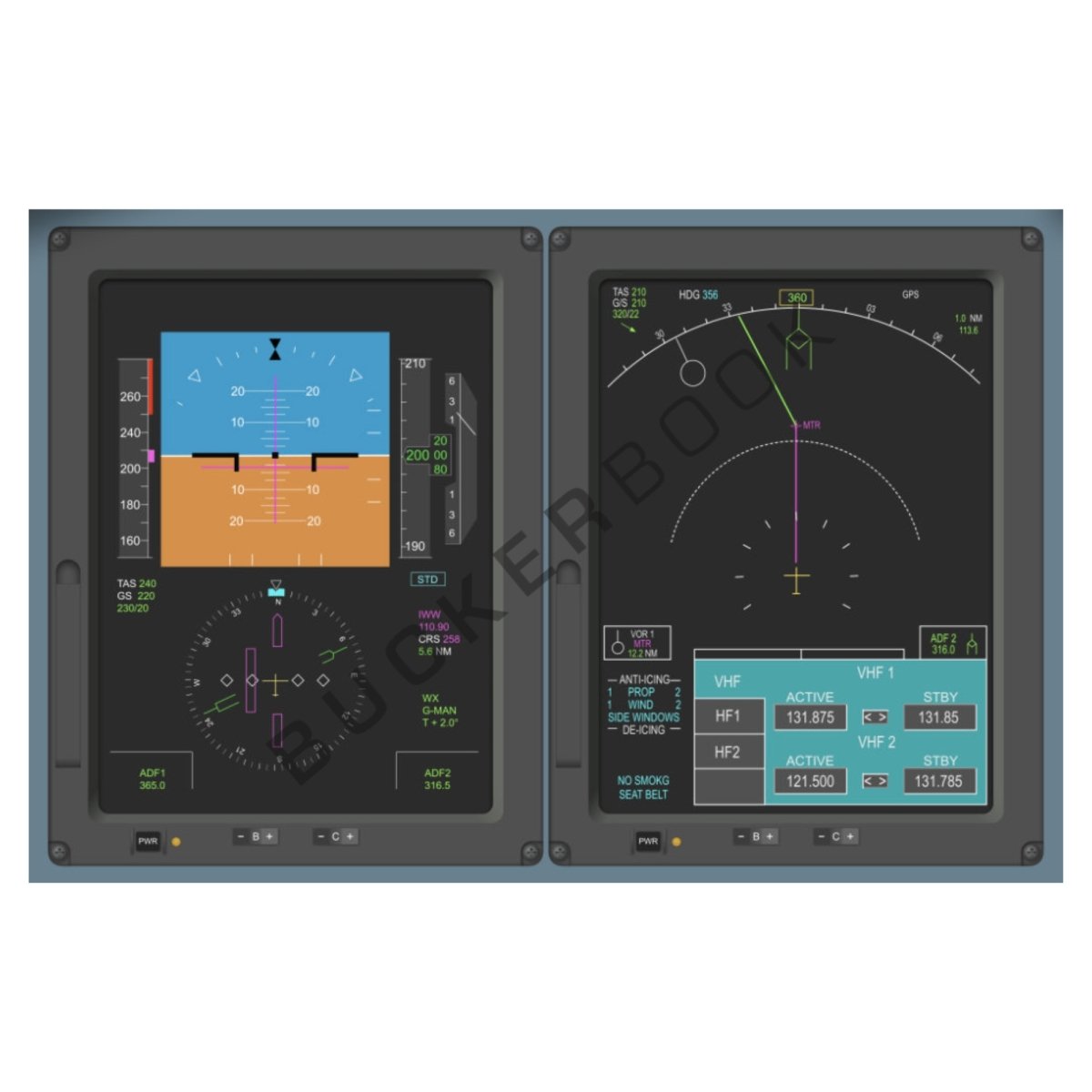 Poster ATR42/72-600 Entrenamiento POSTER.ATR72-600 BuckerBook Premium Pósters de Entrenamiento