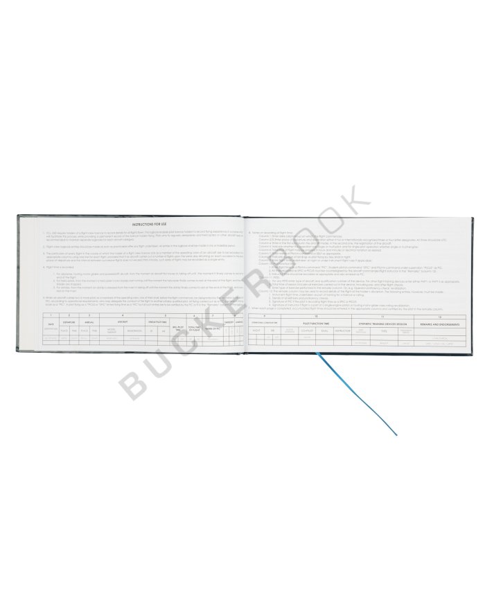 Logbook Profesional Europeo BuckerBook LOGBOOK.BUCKER BuckerBook Premium Logbooks / Diario de Vuelo