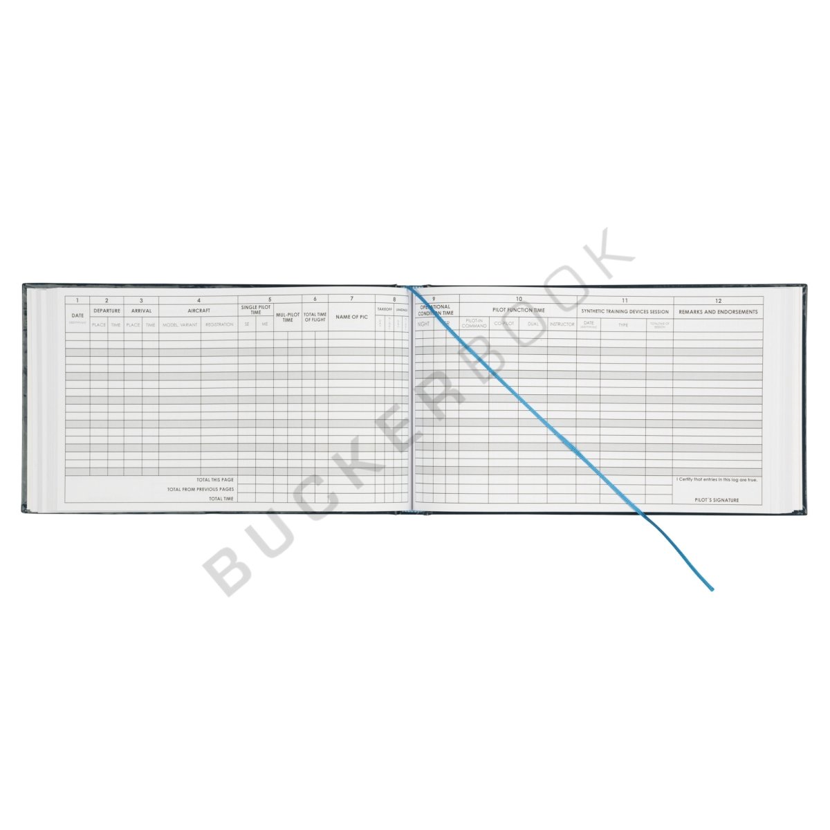 Logbook Personalizado BuckerBook - AFN LOGBOOK.BUCKER.AFN BuckerBook Premium Logbooks / Diario de Vuelo