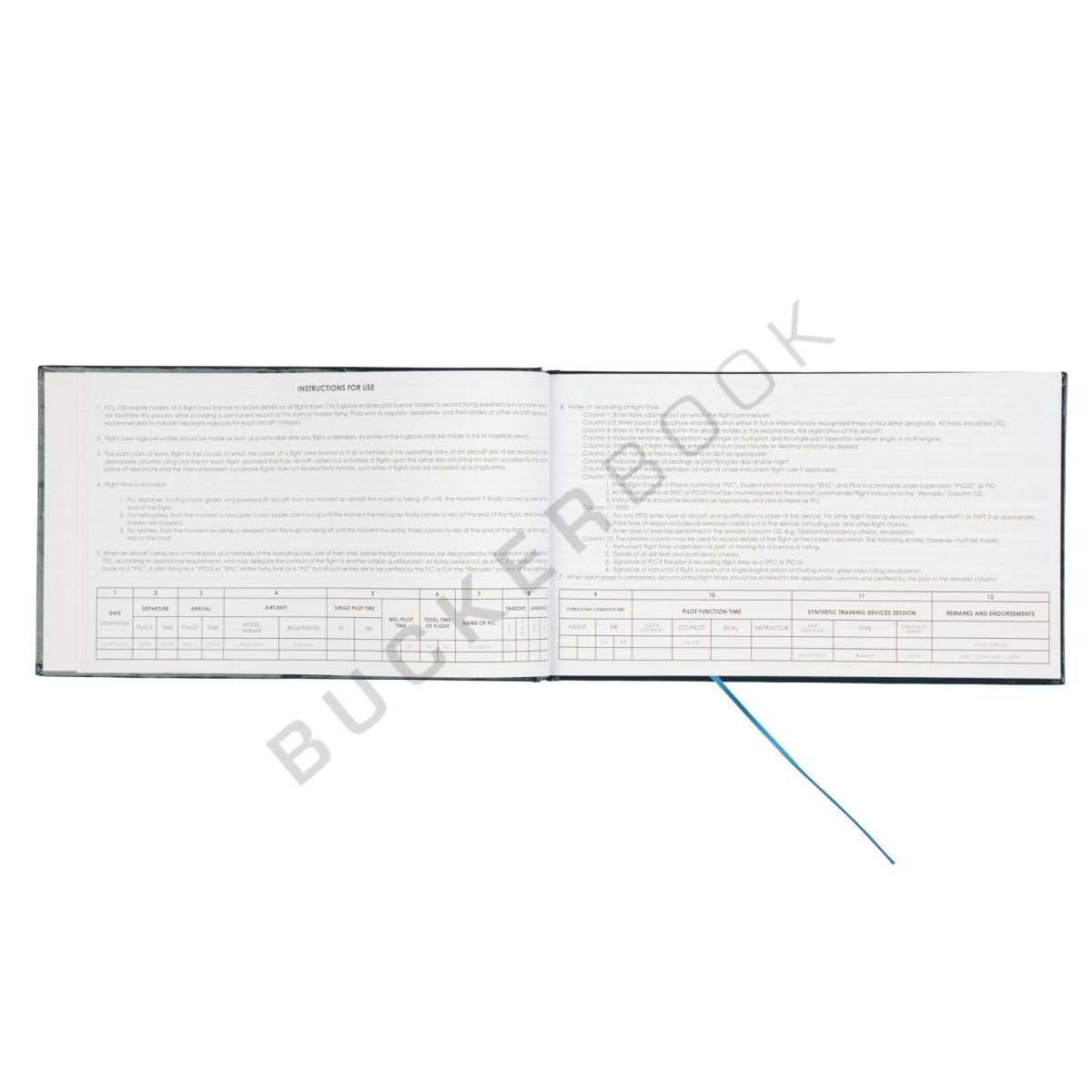 Logbook Personalizado BuckerBook - AFN LOGBOOK.BUCKER.AFN BuckerBook Premium Logbooks / Diario de Vuelo