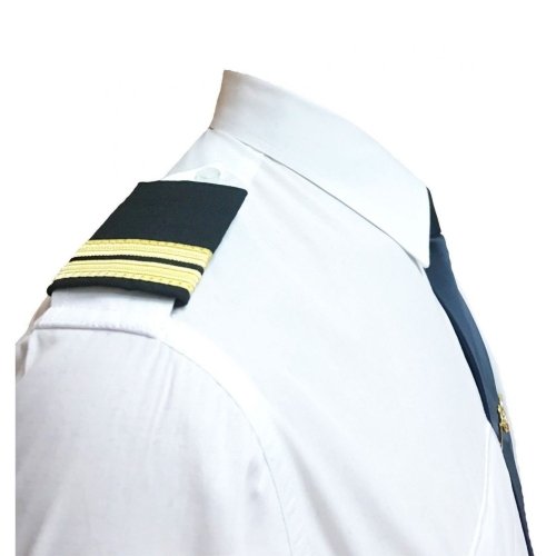 Galones de Piloto 2 Barras Doradas GAL.2.DOR BuckerBook Premium Galones de Piloto 2