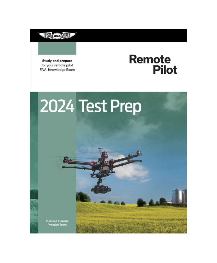 Test Prep 2024 Remote Pilot Banco de Preguntas 9781644253328 BuckerBook 24,95 € ASA