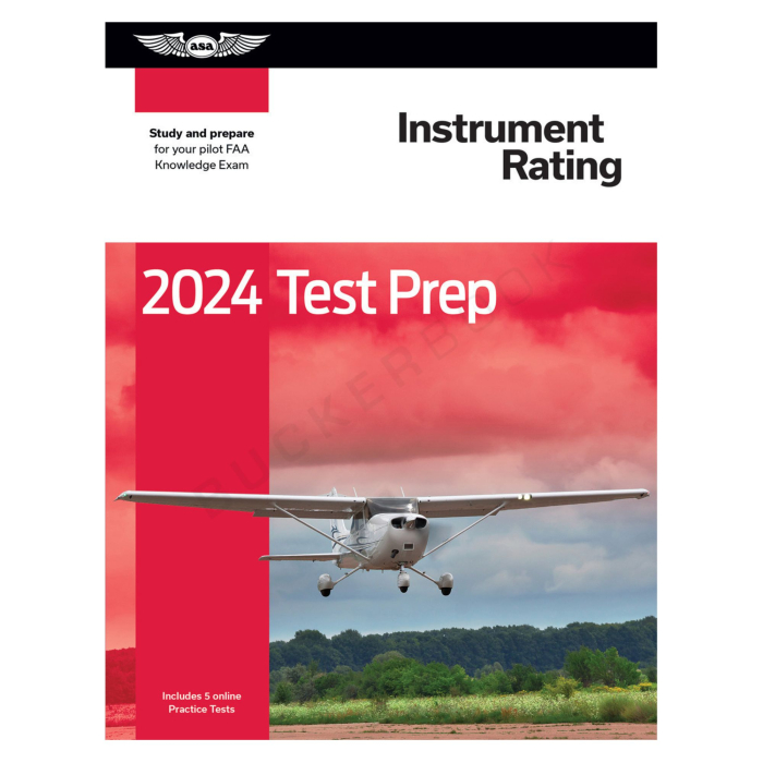 2024 Instrument Rating Test Prep Test Prep 9781644253281 BuckerBook €44.95 ASA