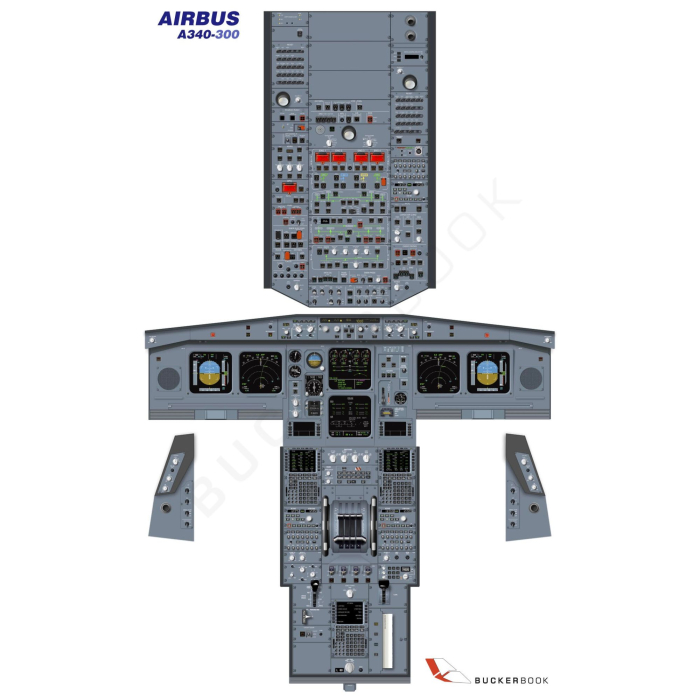 Poster Airbus A340-300 Entrenamiento Pósters de Entrenamiento  BuckerBook 49,90 € BuckerBook Premium