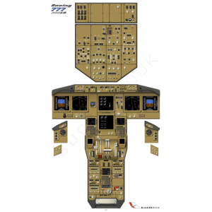 Poster Boeing B777 Entrenamiento