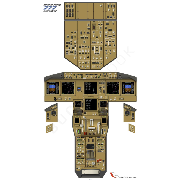 Poster Boeing B777 Entrenamiento Pósters de Entrenamiento  BuckerBook 49,90 € BuckerBook Premium