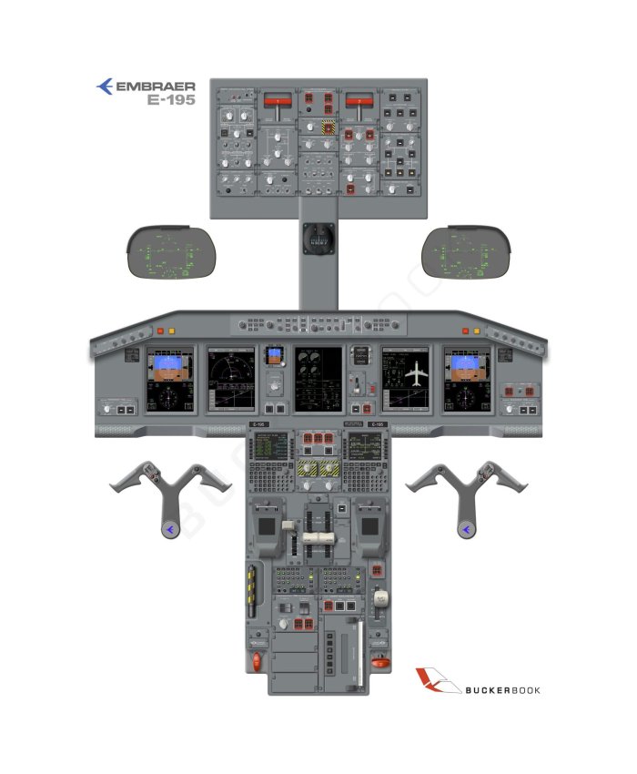 Poster Embraer E170-195 Entrenamiento Pósters de Entrenamiento  BuckerBook 49,90 € BuckerBook Premium