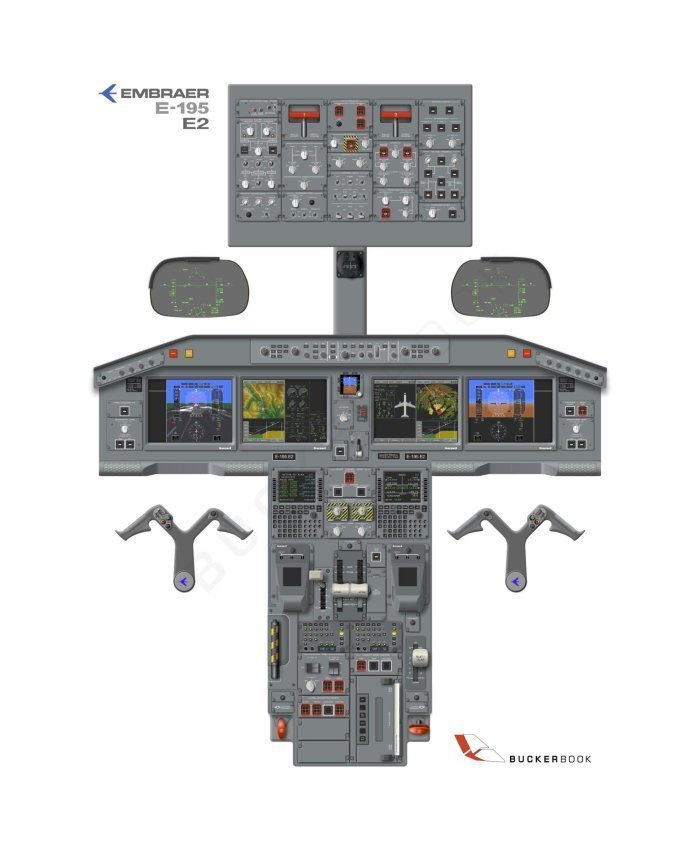 Poster Embraer E195-E2 Entrenamiento Pósters de Entrenamiento  BuckerBook 49,90 € BuckerBook Premium