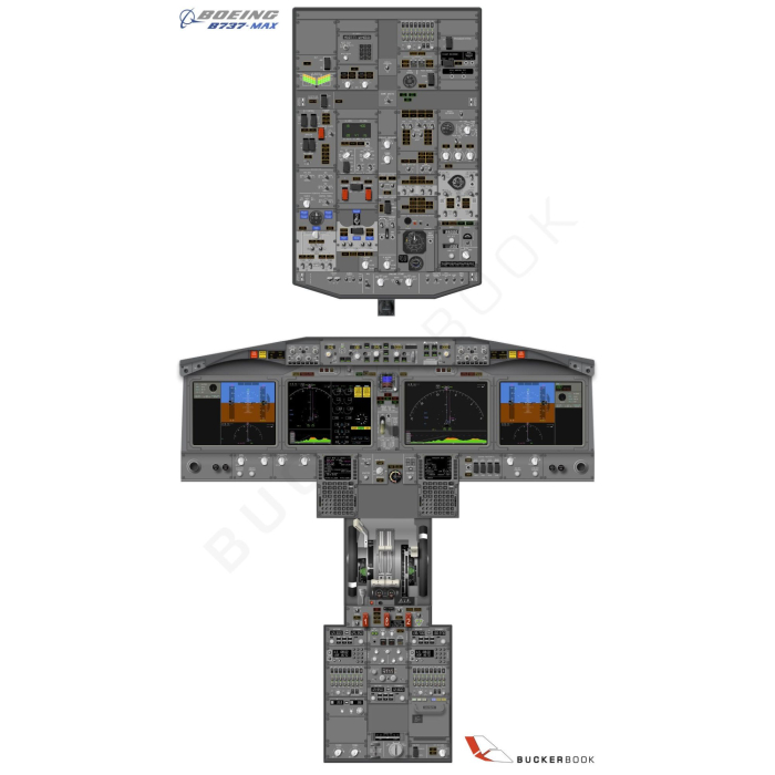 Boeing B737-MAX Training Poster Training Posters  BuckerBook €49.90 BuckerBook Premium