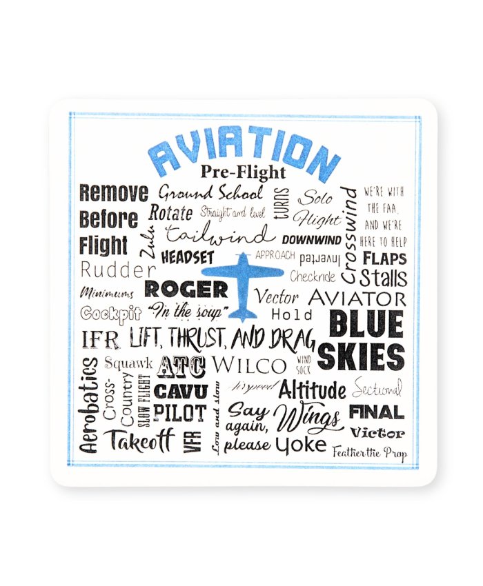 Posavasos Flight - Pack 4 Posavasos Aviación  BuckerBook 24,90 € 