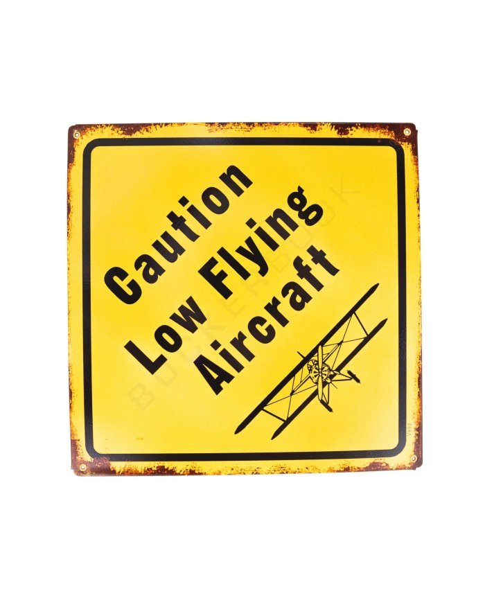 Caution Low Flying Aircarft Decorative Sign Signs  BuckerBook €24.71 