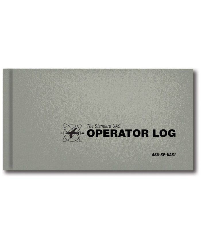 The Standard UAS Operator Log - Gray ASA-SP-UAS1 ASA Logbooks