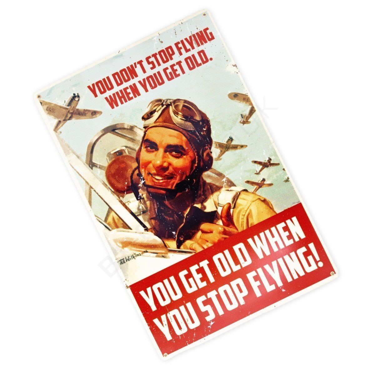 Cartel Decorativo Stop Flying Old Carteles  BuckerBook 34,90 € 