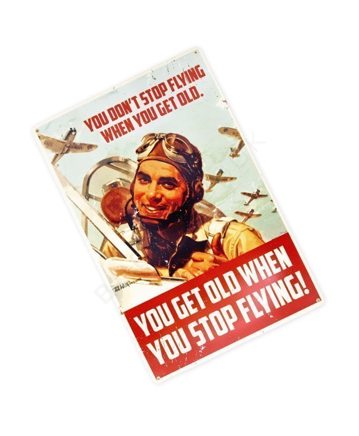 Cartel Decorativo Stop Flying Old Carteles  BuckerBook 34,90 € 