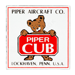 Piper Cub Fridge Magnet