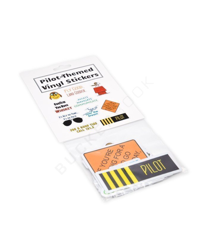 Pack 10 Stickers Vinilo Piloto Pegatinas Aviación  BuckerBook 12,00 € 