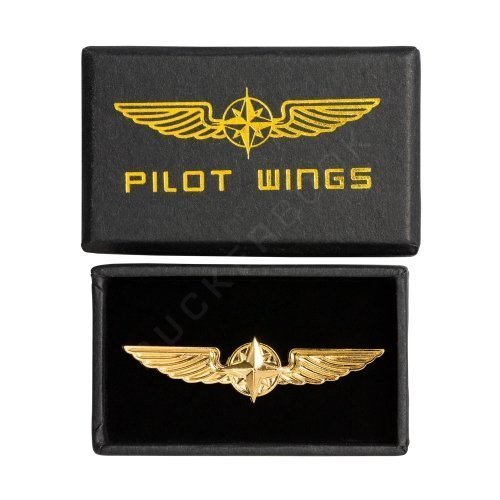 Insignia Alas de Piloto 5 cm Dorada | Elegante | D4P | BuckerBook 2