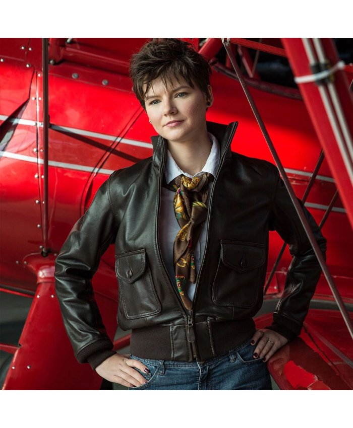 Cazadora Cockpit The Amelia Jacket Mujer W21G001 Cockpit USA Cazadora de Piloto Mujer