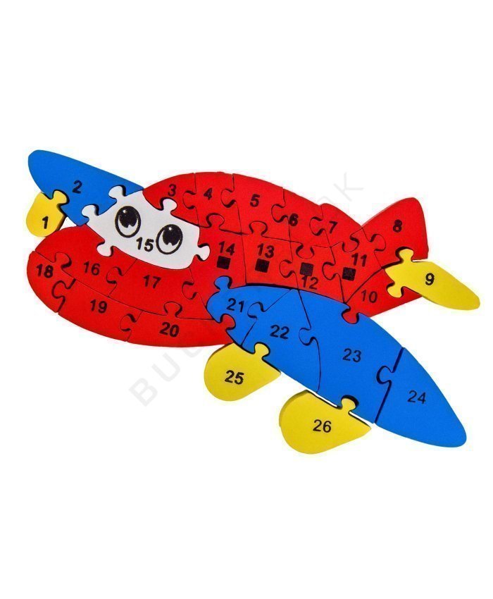 Puzzle Avión Letras y Números Juguetes de Aviones 8435426942740 BuckerBook 10,00 € 