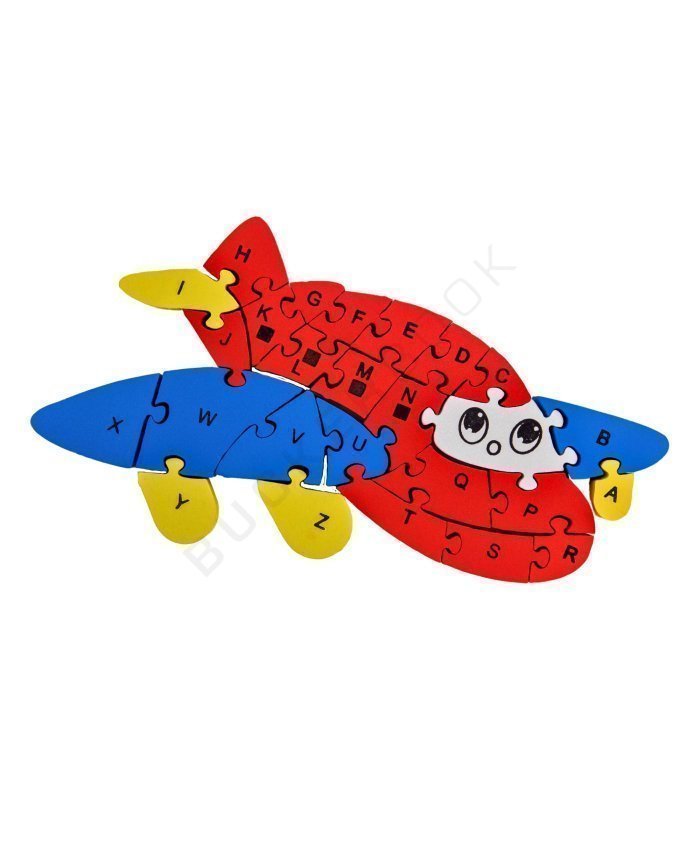 Puzzle Avión Letras y Números Juguetes de Aviones 8435426942740 BuckerBook 10,00 € 