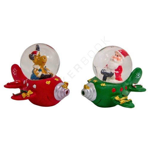 Bolas Navidad Avión
