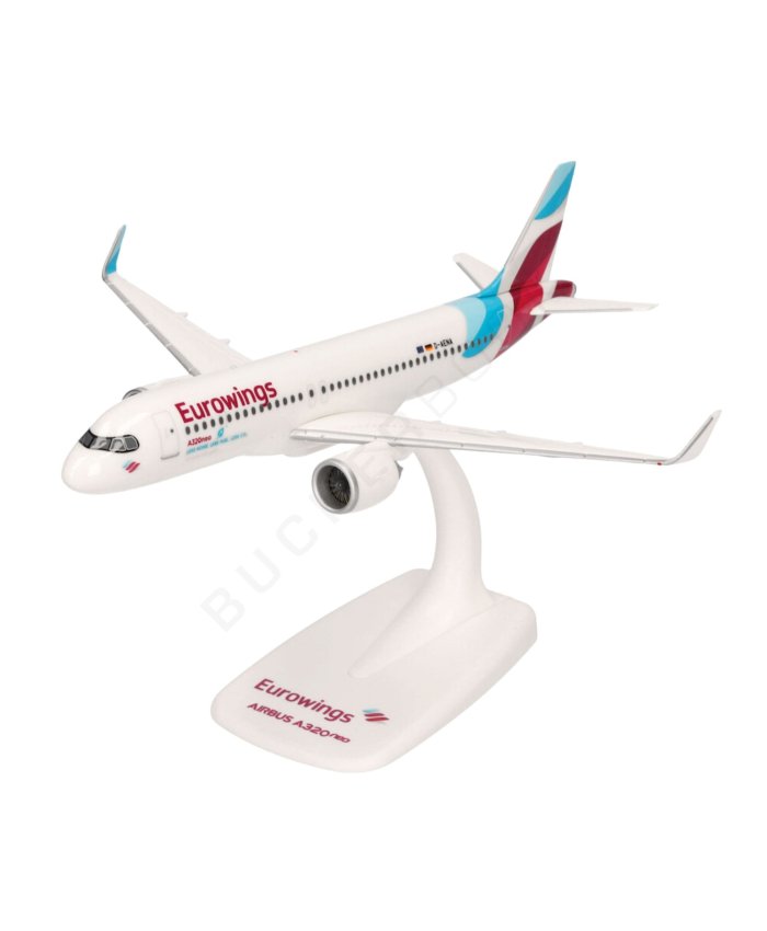 Maqueta Airbus A320neo Eurowings D-AENA 1/200 Maquetas Aviación Comercial 4013150613910 BuckerBook 25,95 € Herpa Wings