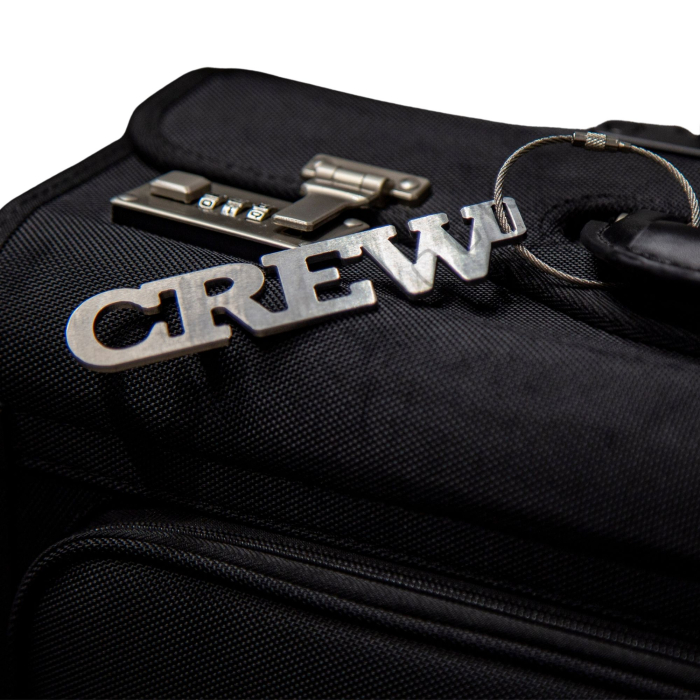 Stainless Steel Crew Label Luggage Tags 1298680669931 BuckerBook €13.00 