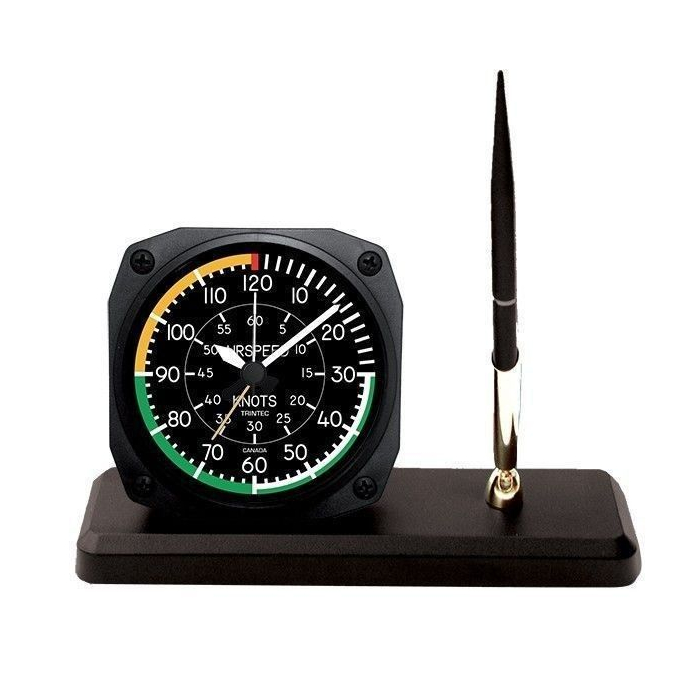 Reloj Escritorio Anemí_metro Airspeed Desk Pen Set Desk Clocks  BuckerBook €39.95 Trintec Ind