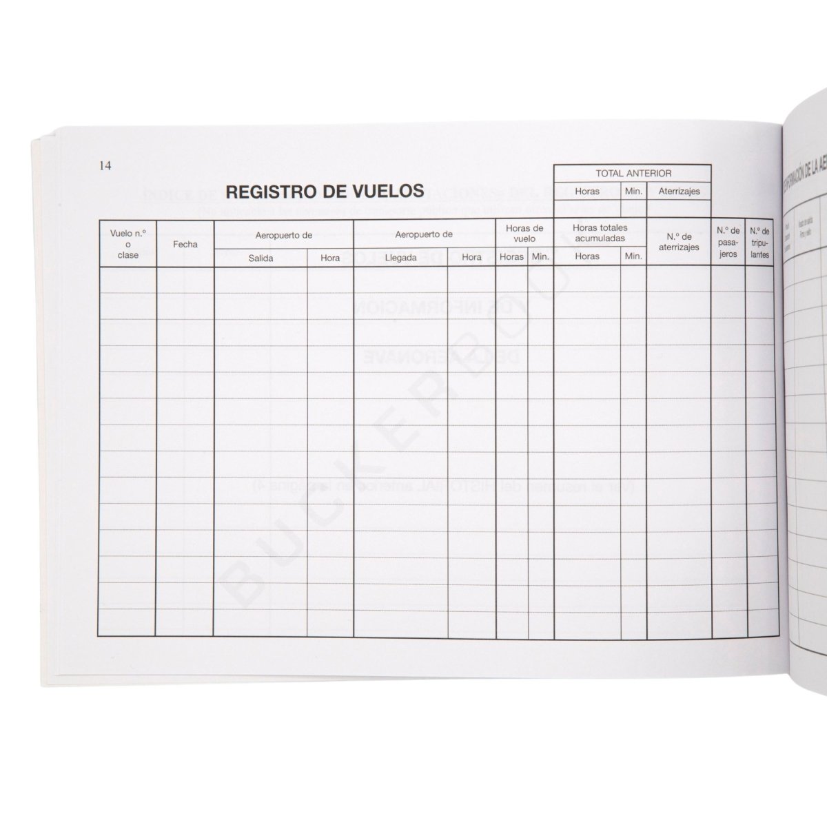 Cuaderno de la Aeronave Libros del Avión  BuckerBook 10,00 € Mº Fomento