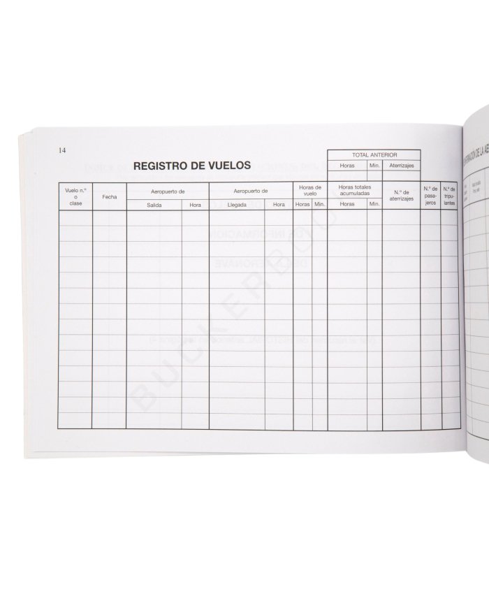 Cuaderno de la Aeronave Libros del Avión  BuckerBook 10,00 € Mº Fomento