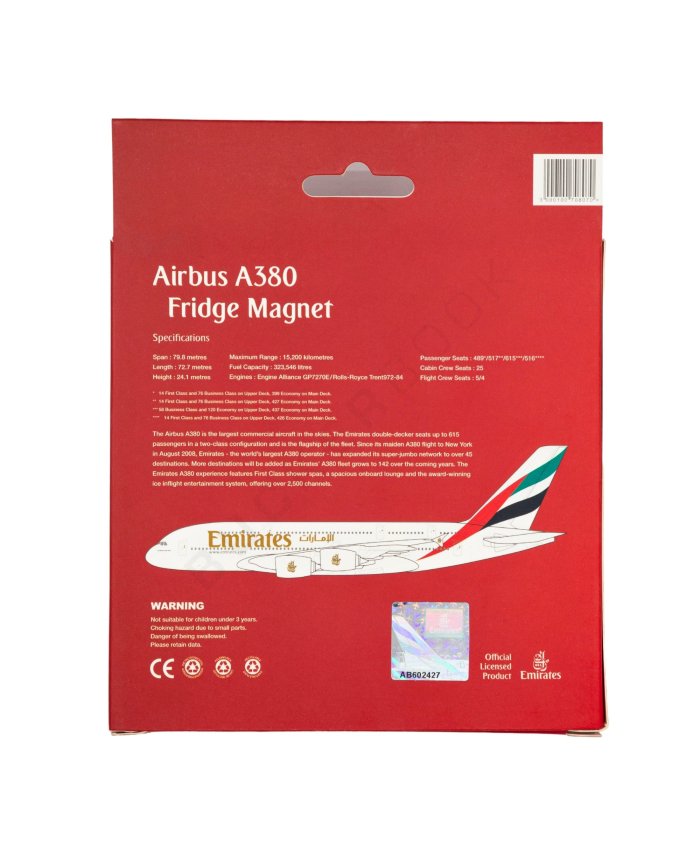 Imán de Nevera Airbus A380 Emirates Imanes 3000100708070 BuckerBook 14,90 € 