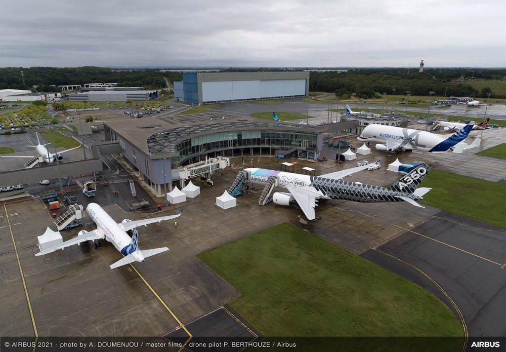 Centro de entregas de Airbus en Toulouse