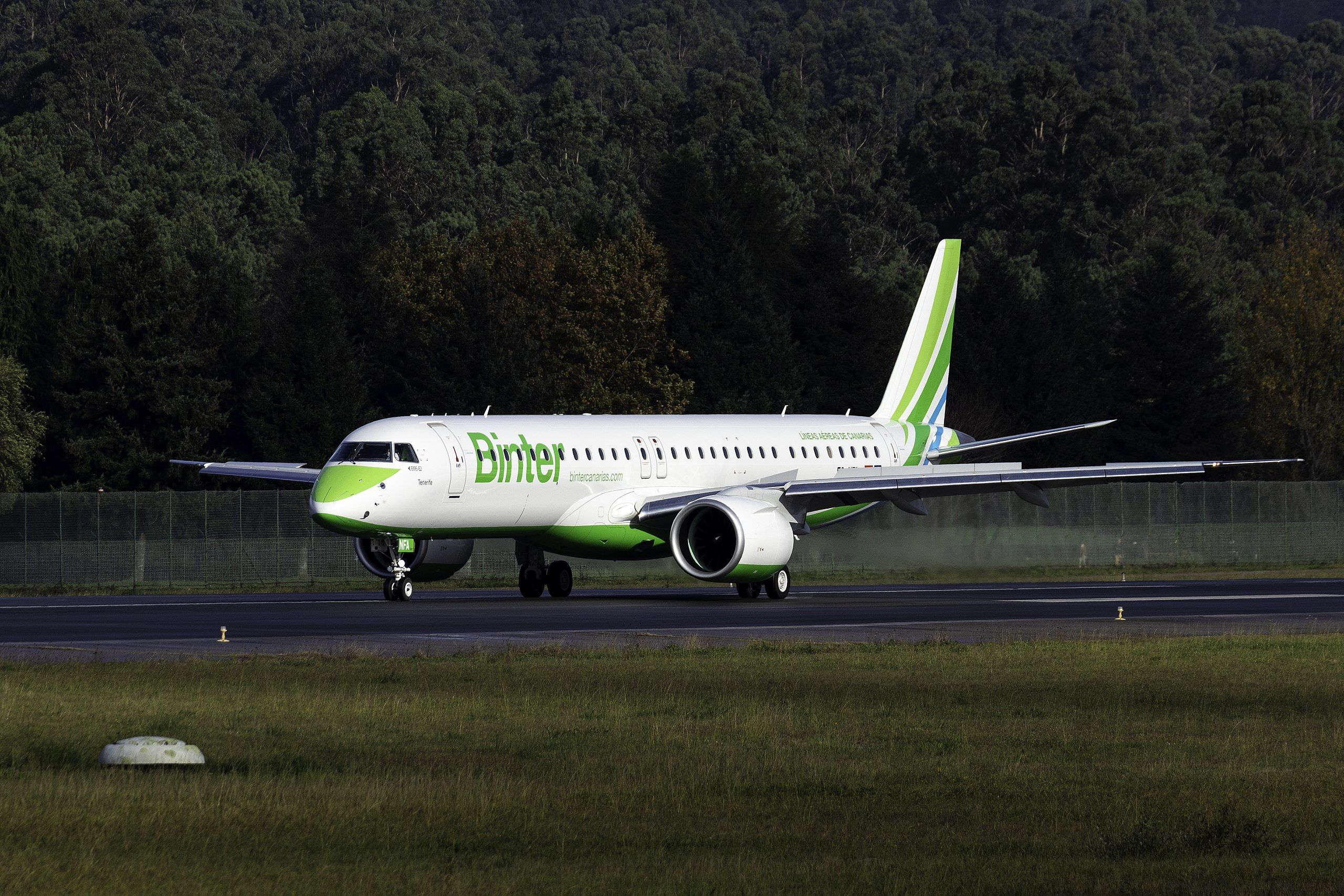 Uno de los E195-E2 de la compañía. Foto: Bene Riobó.